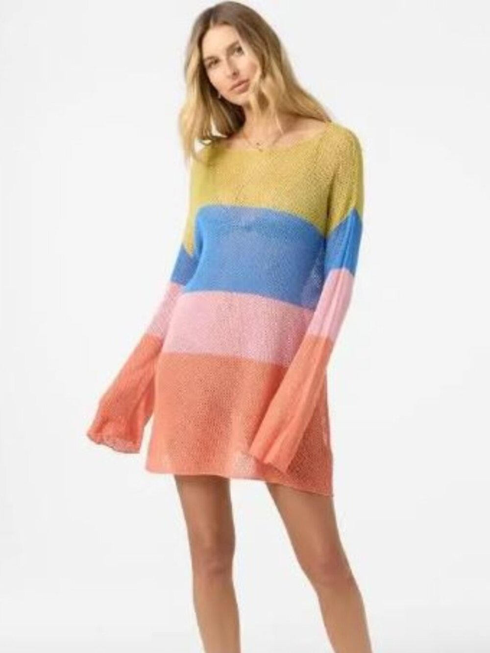 O'Neill Tyler Cover-Up Beach Dress, Size S